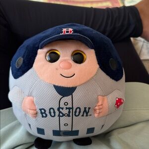 Ty Boston Red Sox Plush with Gray and Black Accents